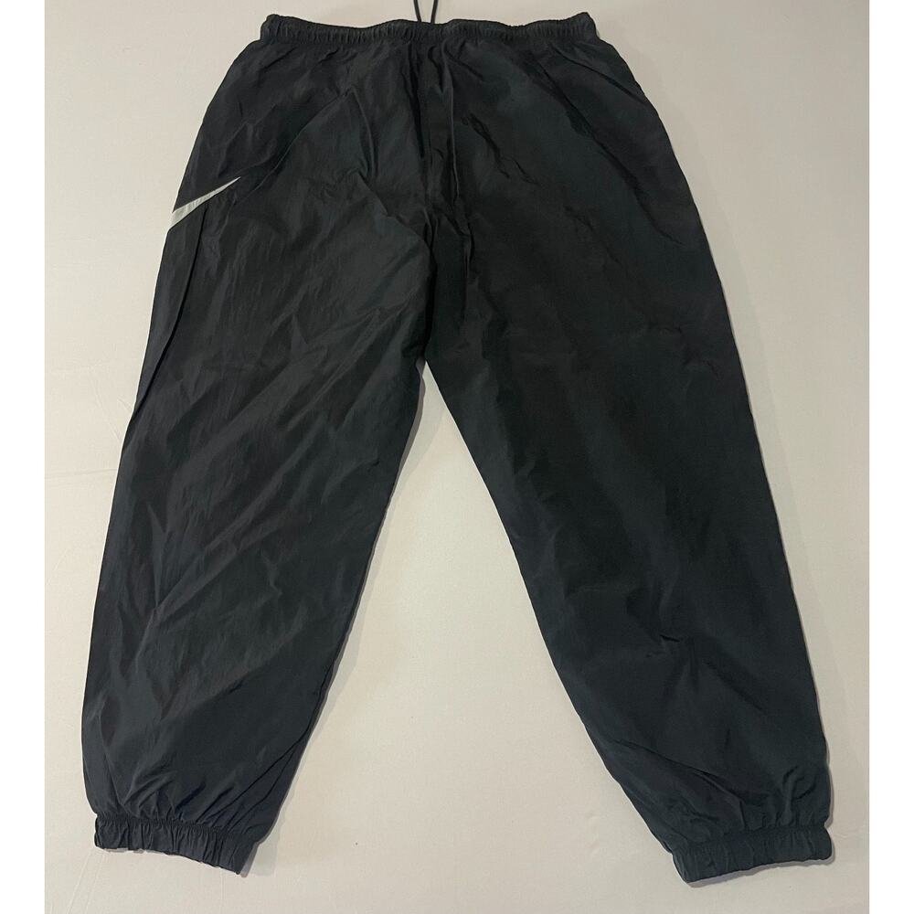 Nike Women’s XL Sportswear Essential Mid-Rise Jogger Pants Black Windbreaker Log - Picture 10 of 10